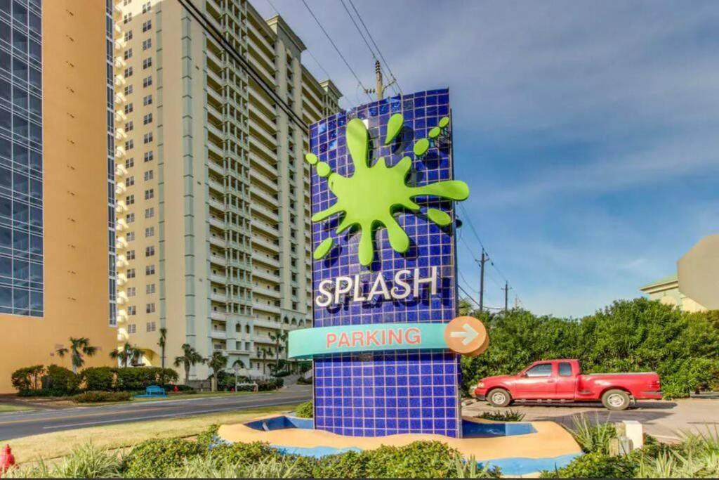 Splash Beach Condo, Aqua Park, Lazy River Panama City Beach Extérieur photo